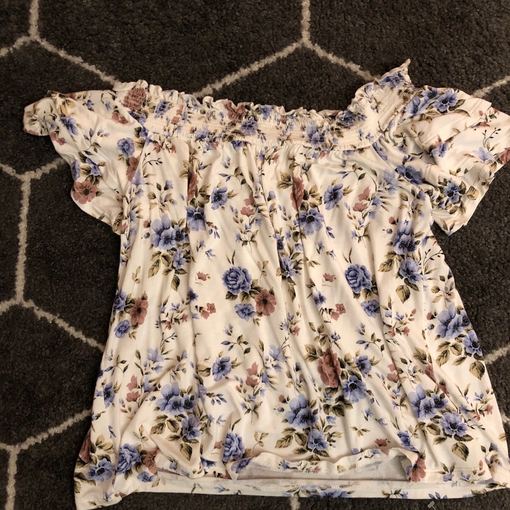 Off the shoulder shirt